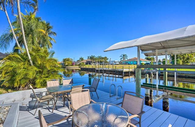 Game Room, Lanai and Pool Breezy Cape Coral House!