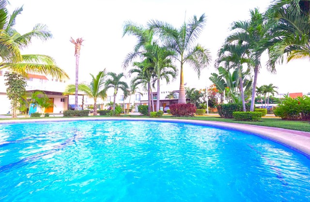 Close to the Beach,Vidanta, Aquadventures with Pool and Parking at Safe Location