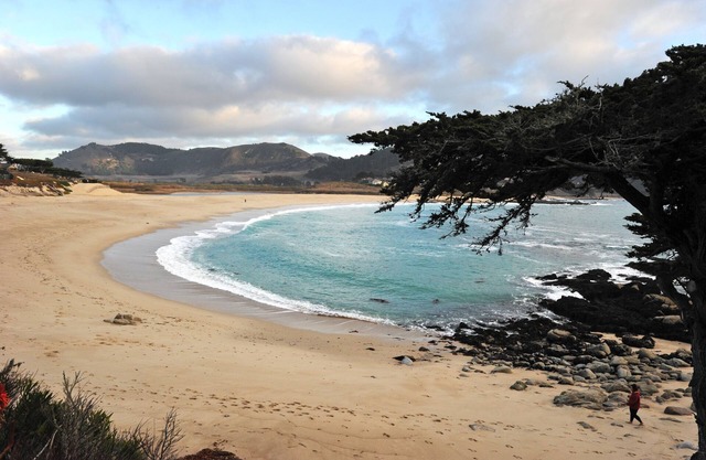 Jardín de su casa a una cuadra de la playa