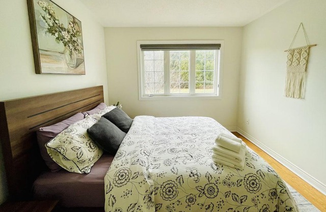 Garden view room with washroom