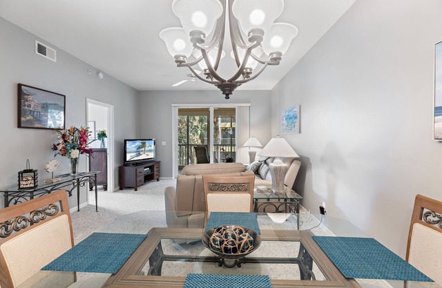 Gated community, beaches and restaurants nearby. Beat the snow and cold weather.