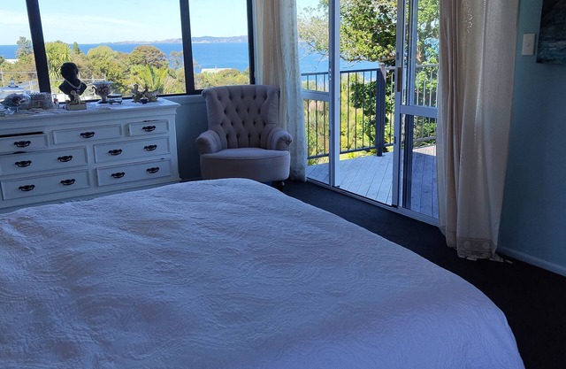 Gaze over the Pacific Ocean Listen to the birds..... relax