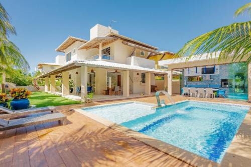 GB102 Casa 4 Suítes a 200m da Praia de Genipabu