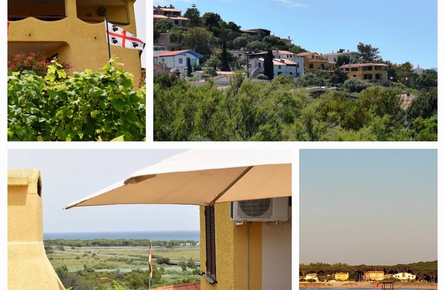 Gemütliche Ferienwohnung mit Blick auf die Strandbucht La Caletta