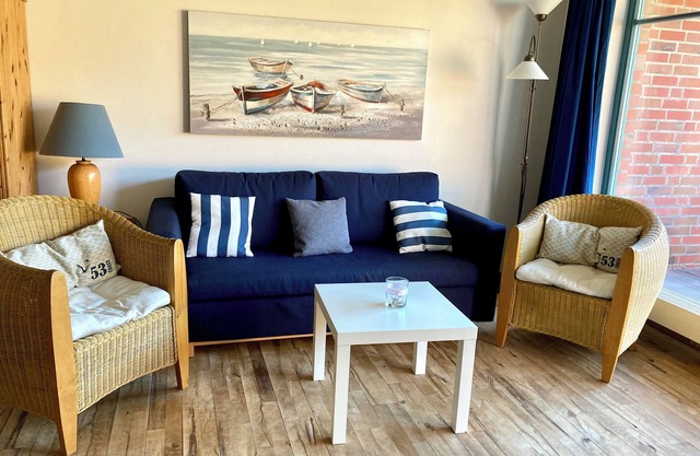 Gemütlich mit Blick auf die Inselbahn