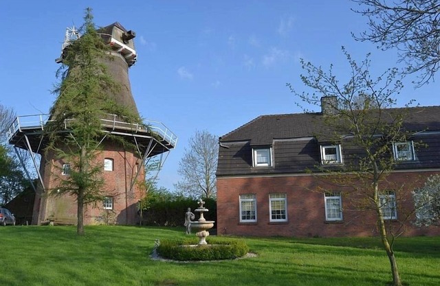 Gemütliche Erdgeschosswohnung im Müllerhaus der Uttumer Mühle