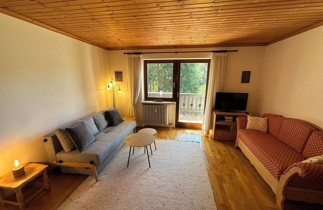 Gemütliche Ferienwohnung mit Blick ins Grüne