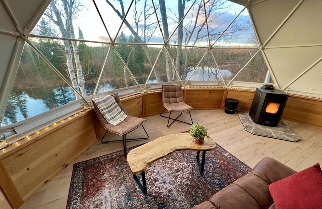 Geodesic River Dome off grid remote super camping