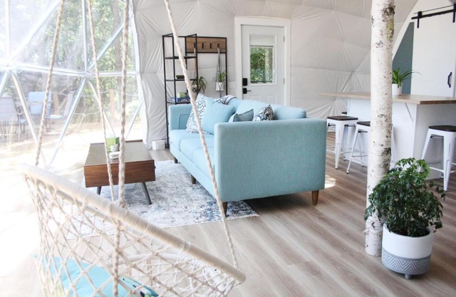Geodome water view stay on Grand Manan Island