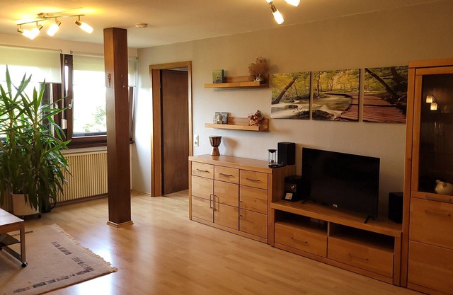Geräuminge Dachgeschosswohnung für Urlaube mit Hund