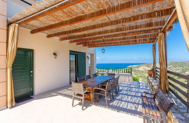Gerani panorama villa ,private pool,near taverns