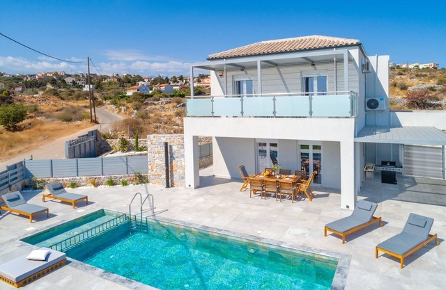 Gianna's Panoramic Seaview Twin Villas with pool 1