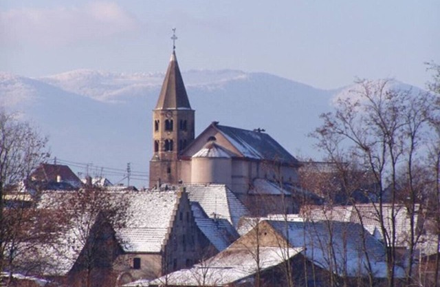 Gite de France KATZ al pie del viñedo alsaciano.