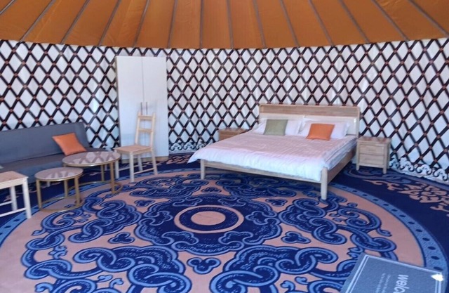 Glamping at vinyard