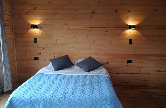 Glamping tipo cabaña con vista a la montaña, a 15min de Villa de Leyva