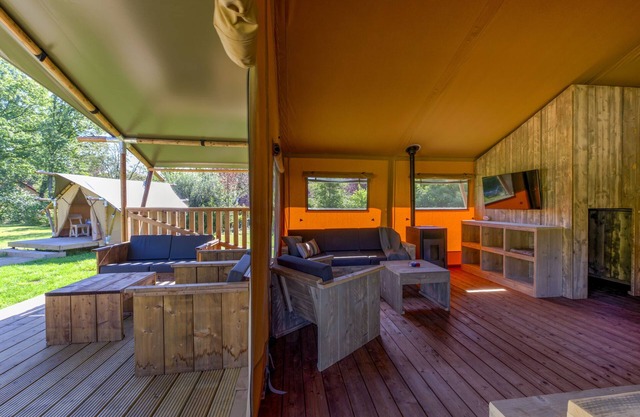 Tenda glamping con cucina vicino a Zwolle