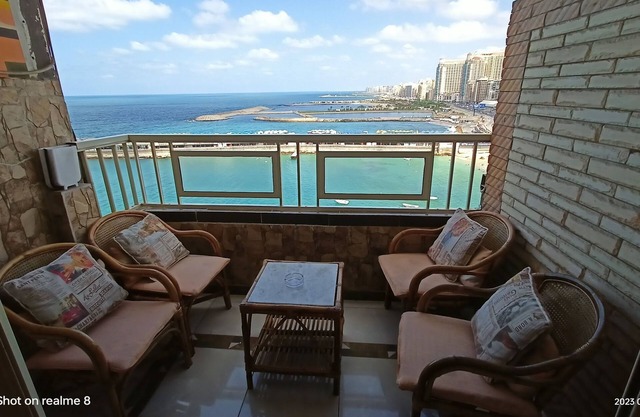 Gleem Luxury apartments direct Sea view Alexandria جليم بحر مباشر فيو روعة