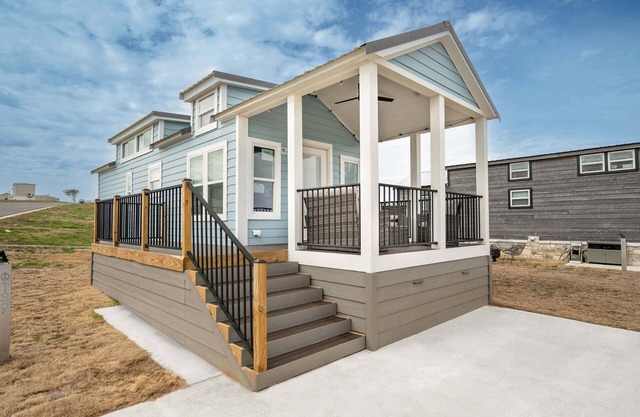 Gold-and-Black Luxury Tiny Home 'The Jewel Box' Features Six-Person Capacity with Access to Adults-O