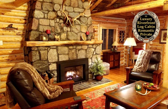 Cabaña de madera de lujo frente al río - SIMPLEMENTE MÁGICO - Escapada romántica
