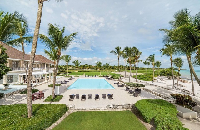 Golf-front Villa With Large Spaces Staff and Pool Situated in Luxury Beach Resort