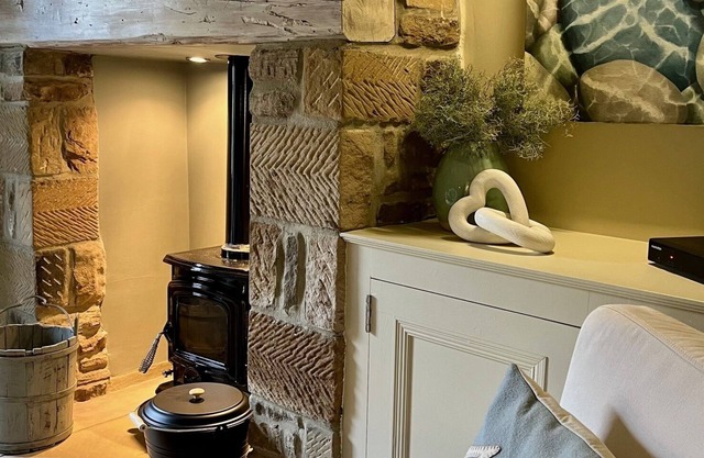 Cottage precioso que ha aparecido en Country Homes and Interiors revista.
