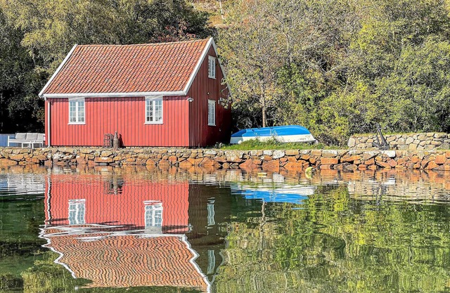 Preciosa casa en Farsund con cocina.