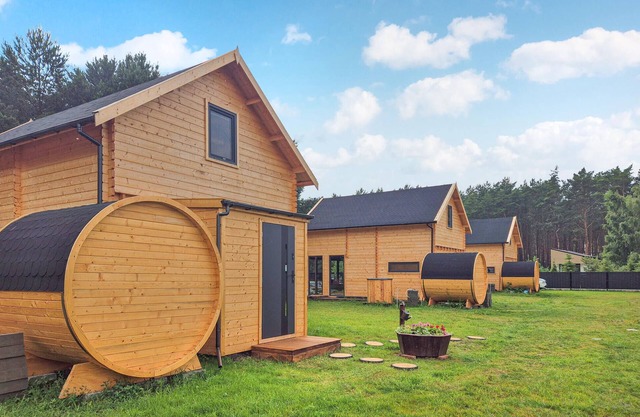 Preciosa casa en Nowe Warpno con sauna