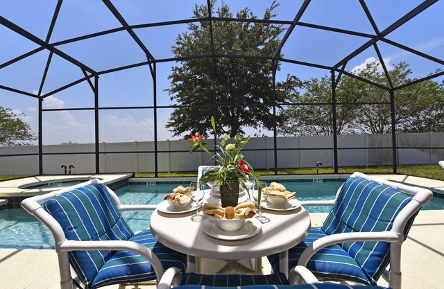 Villa Orlando Disney en un complejo cerrado con piscina orientada al sur, Spa, cerca de golf