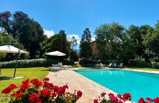 Romántica casa de campo con piscina cerca de Roma (Italia), para 8 pers.