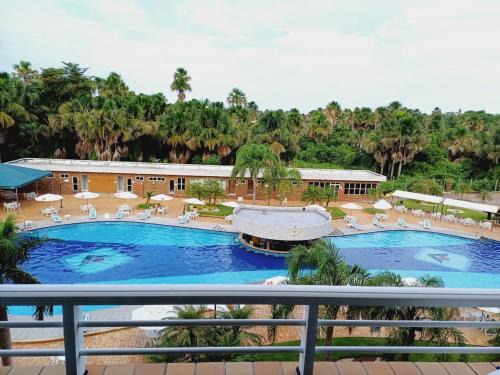 Gran lençóis Flat 2 suítes vista piscina