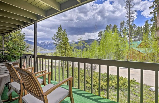 Grand Lake Condo with Mountain Views Walk to Lake!