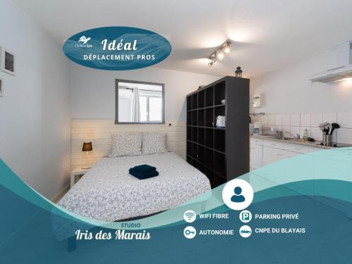 Grand studio "Iris des Marais" par Chelona'Loc - 2 personnes - parking
