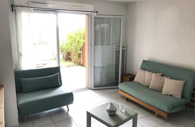 Grand T1 bis avec jardin exposé plein sud et salle de sport