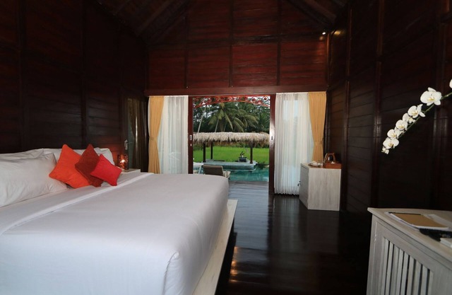 Ideal para pareja, Villa de un dormitorio con vista a la piscina