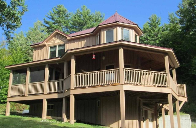 Gran casa del lago Sacandaga en Adirondacks