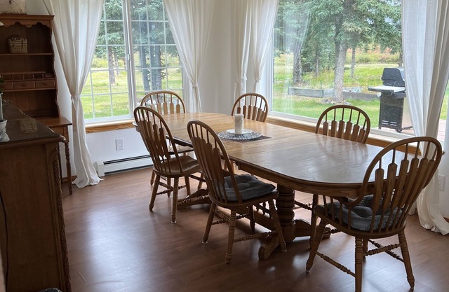 Great views from A Second Home in Denali, vacation rental, close to the Park!