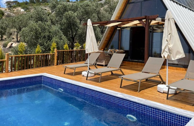 Great Villa with Sea View and Private Pool in Kas