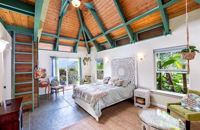 Casa pequeña verde de Hawaii