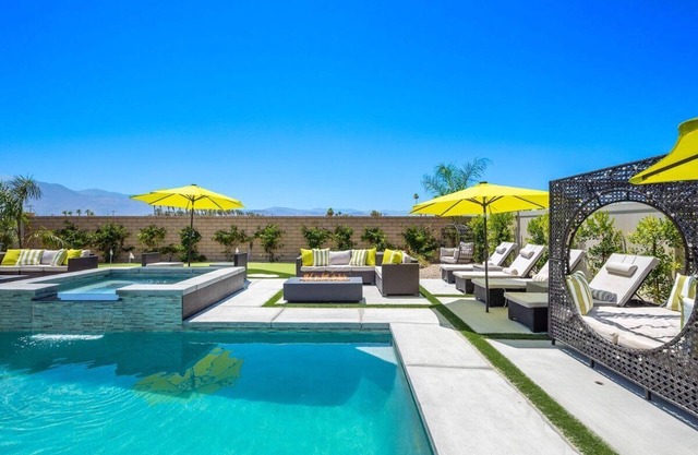 green door · Lux Resort Gem ~ Backyard Pool/Spa ~ Near Festival