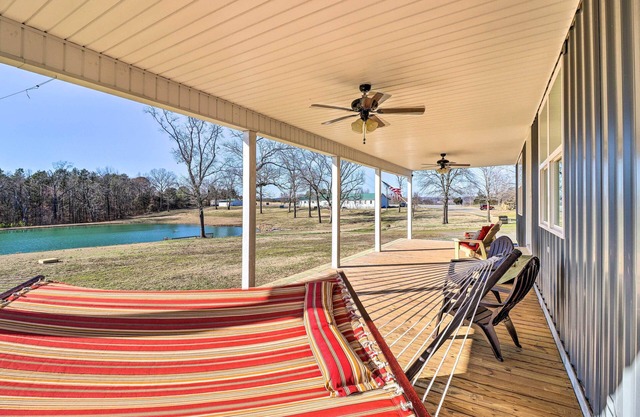 Greers Ferry Retreat w/ Deck & Stocked Pond!