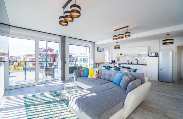 Grey Lights Garden Apartment