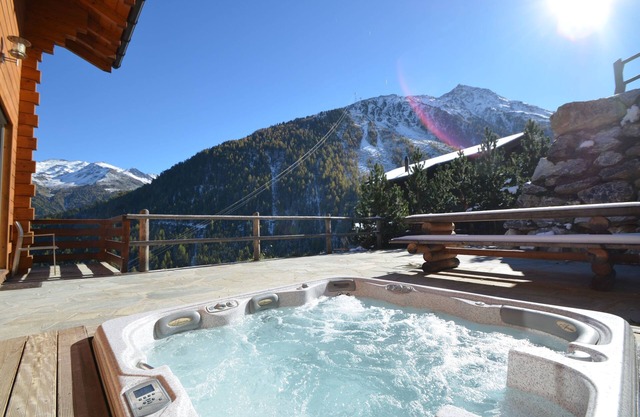 Grimentz - Impresionante Chalet Individual, a lado de la pista, con sauna y jacuzzi
