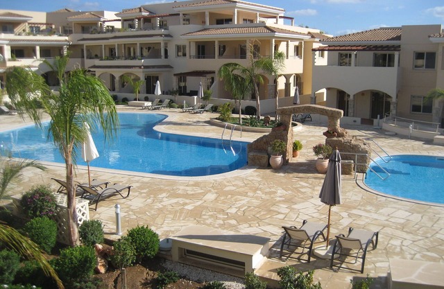 Apartamento de lujo en planta baja de 2 dormitorios Mandria Paphos Chipre