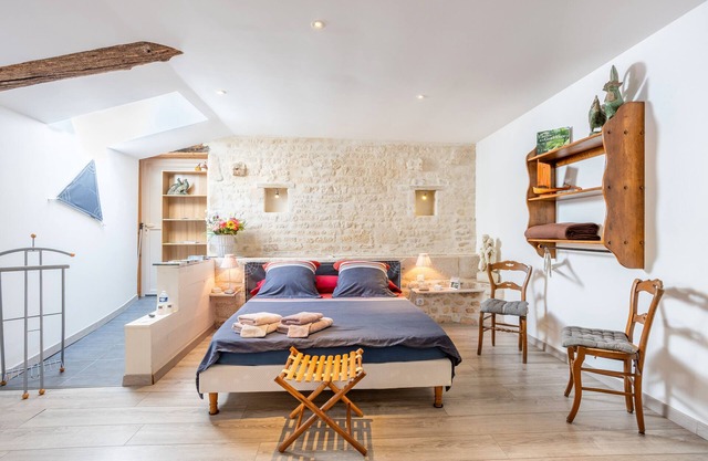 Casa de huéspedes «Chez Jacques - Océanide» con terraza privada, Wi-Fi y aire acondicionado