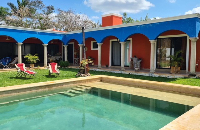 Hacienda Cholul alberca, armonía y diversión