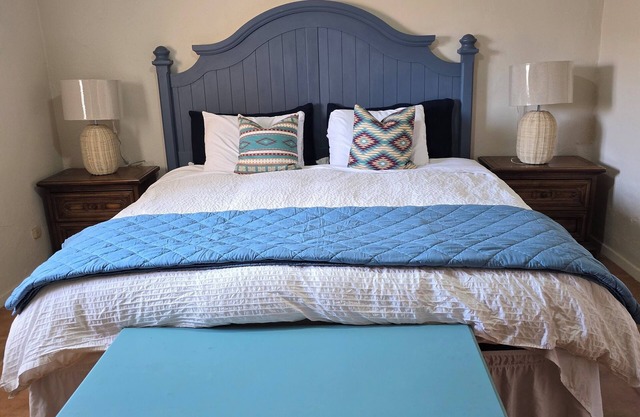 Hacienda de Horacio a 3 bedroom w/2 king beds, private patio and parking.