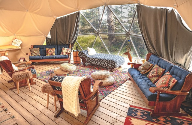 Selva Tropical y Glamping de Playa, Haida Gwaii - TIENDA 1