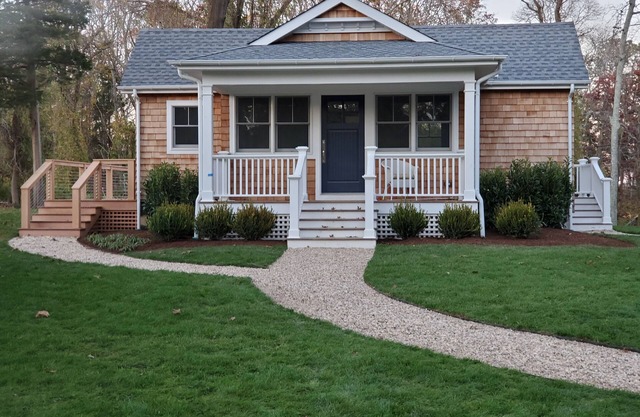 Hamptons Waterview Custom Home with Designer Finishes