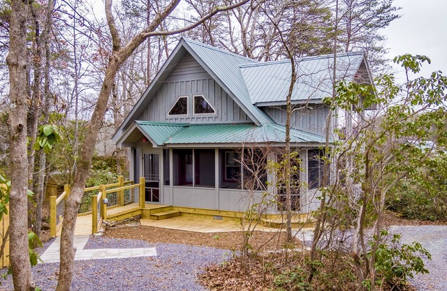 Woodland cabaña en finca en Desoto Falls en Lookout Mountain Mentone Alabama