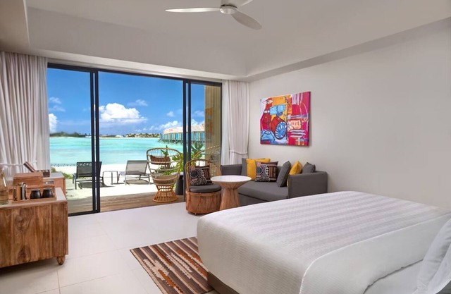 Hard Rock Maldives – Beachfront Silver Studio with Private Terrace
